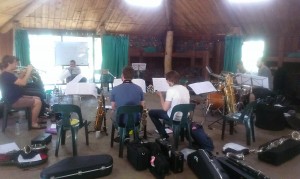Rehearsing in the Roundhouse